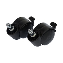 50mm Sandalye Tekerleği 11mm Pimli Geçme Teker Frenli 2'li