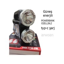 Arwoan Çok Fonksiyonlu Taşınabilir Lamba, El Feneri - Gri-siyah Gri-siyah Gri - Siyah