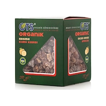 Ots Organik Kesme Kuru Kayısı 200 gr (Organik Sertifikalı, Pestisit Analizli)