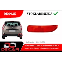 Tampon - 784 - Reflektörü R Logan Mcv 09 Lodgy 13 Dokker 13 - Novapazr - Express 21 1 Adet