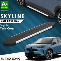 S-dizayn Toyota Yaris Cross Skyline Aluminyum Yan Basamak 183 Cm 2020 Üzeri A+ Kalite