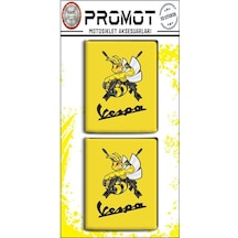 Vespa Damla Logo Sticker 15 Diğer