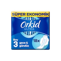 Orkid Ultra Gece Hijyenik Ped Gece 18'li