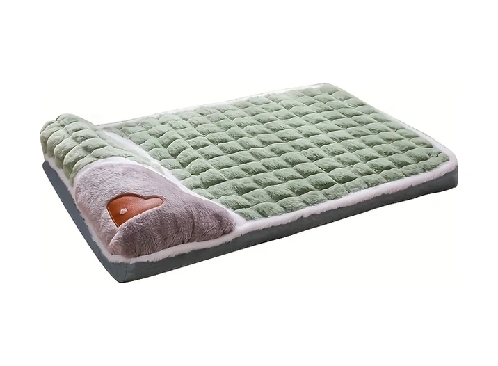 Gateesat Yeşil M-pet 5.5lb Yüksek Esneklikli Yıkanabilir Kedi Yatağı Anti-stres Evcil Hayvan Matı