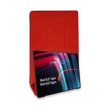 Apple İpad 10.2 7.nesil Kılıf Tablet Smart Kılıf - Kırmızı Tablet Kılıfı