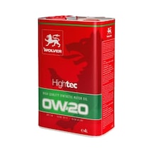 Wolver Ultra 0W-20 Sentetik Motor Yağı 4 L