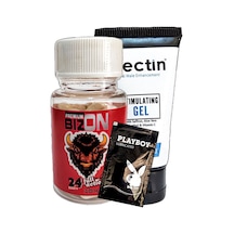 Bizon Erkeklere Full Action 10lu Kapsül + Erectin Krem + Lubricated