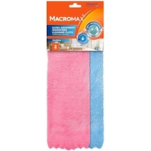 Mikrofiber Ultra Emici Temizlik Bezi 2'li Paket 30x29cm, Işıltılı Ve Pürüzsüz Temizlik 0