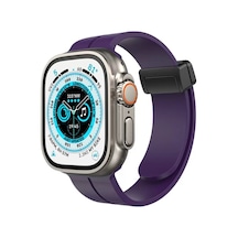 Newface Apple Watch 42mm Kr412 Elegance Stylısh Kordon - Derin Mor