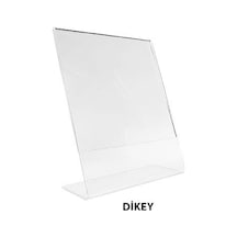 L Pleksi Etiketlik Dikey - A/7 10,5 7,5 Cm Pakette 10 Adet