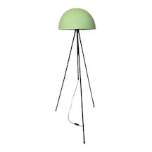 Rsylight Retro Metal Dekoratif Siyah Yeşil 3 Ayaklı Köşe Lambası Lambader