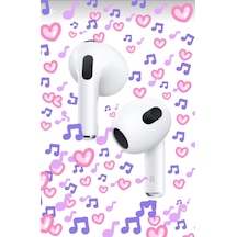 Uyumlu AirPods 3 Nesil iOS Android Yeni Nesil Slikonsuz Kulaklık