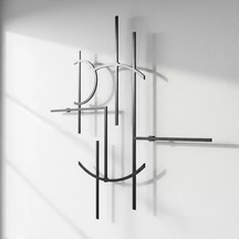 Fibonacci Metal Tablo Siyah