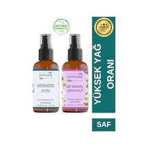 Biberiye Suyu Ve Mersin Suyu Seti - Yenilen Hidrosol Seti 2x100ml %100 Seyreltilmemiş, Doğal
