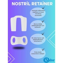 Rabır Nostril Retainer Burun Deliği Şekillendirici 8-8