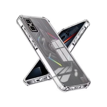 Infinix Gt 30 Pro Uyumlu Silikon Kılıf - Darbe Emici Kamera Korumalı Esnek Kapak - Şeffaf Şeffaf