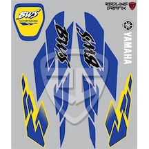 Yamaha Bws Sticker Seti Komple Yazı Redline Grafik Sarı