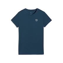 Puma Ess Elevated Tee Mavi Kadın T-shirt