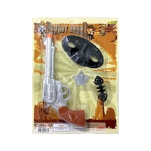 Cowboy Rodeo Şerif Yıldızlı Kartela Kovboy Seti Standart