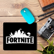 Fortnite Art Title White Baskılı Mousepad Mouse Pad