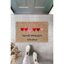 Dijital Baskı Kişiye Özel İç Kapı Dekorasyon Paspas Ps11244 Renkli