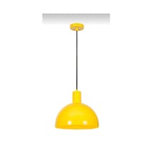 Rys Retro Metal Sarı Dekoratif Kafe Mutfak Sarkıt Avize Çap.30 Cm Beyaz