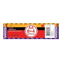 Kodak 30413146 Çinko Karbon Pil, Kırmızı