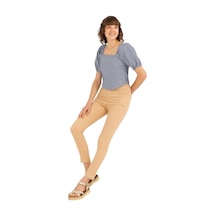 U.S. Polo Assn. Kadın Desenli Bluz 1581553 Lacıvert