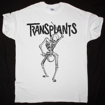 Tarzsokak Transplants Skeleton New Whıte T Shırt Beyaz