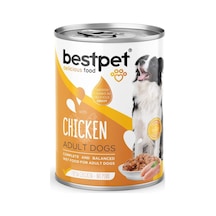 Bestpet Yetişkin Köpekler İçin, Taze Tavuk Parça Etli Ve Soslu Yaş Mama, 400 G X 12 Adet
