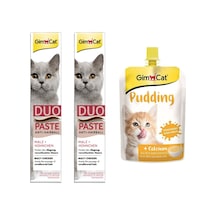 Gimcat Duo Paste Tavuk Malt Kedi Macun 2 x 50 G + Puding 150 G