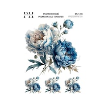 Polyesterhobi Premium Sulu Transfer 25x35 Cm Çiçek Desenli Ps 110