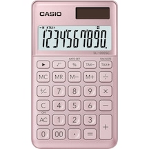 Casio Sl-1000Sc-Pk 10 Hane Pembe Cep Tipi Hesap Makinesi
