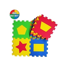 Akar Yeni eco eva-955 Oyun Matı Geometrik Şekiller 7MM 33x33 9lu