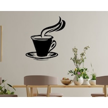 Bk Home Kahve Fincanı Tasarımlı Duvar Sticker-1