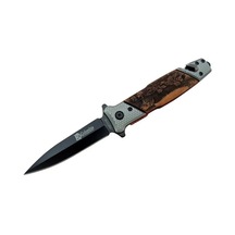 Columbia Fst 1112 Kurtarma Kamp Çakı 21 Cm - Yarı Otomatik, İp Kesmeli, Cam Perçinli