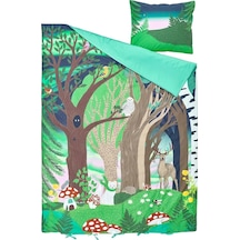 Çocuk Nevresim Takımı, Çok Renkli, 150x200/50x60 Cm Orman Temalı Renkli
