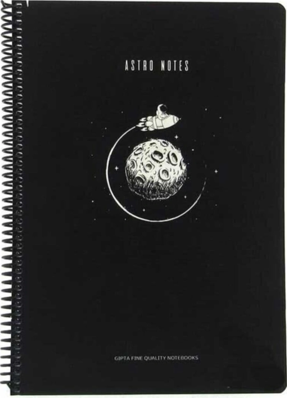 Astro Notes Spiralli A4 80 Yaprak Kareli Çok Renkli
