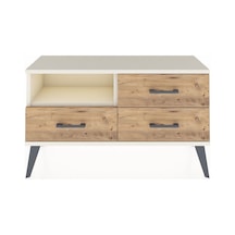 Arges Şifonyer Tek Raflı 3 Çekmeceli 88x30x48 Aytaşı-aytaşı/çam Aytaşı/çam