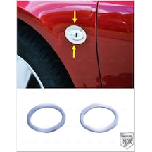 Citroen C2 Krom Sinyal Çerçeve 2 Parça 2002 Üzeri Paslanmaz Çelik