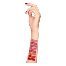Uzun Süre Kalıcı Nemlendirici Pürüzsüz Etkili Yarı Mat Ruj Satin Lipstick 826 Allure Red 0