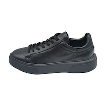 King Paolo King Shoes Cb2501 Siyah Deri Sneaker Erkek Ayakkabı Siyah