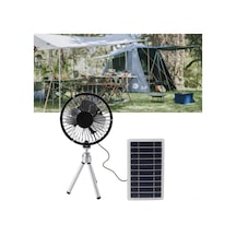 Tenfowee 10w Monokristal Silisyum Güneş Paneli + Stantlı Kompakt Fan: Sessiz Çalışma, Kolay Kurulum, Çeşitli Mekanlar İçin Ventilasyon
