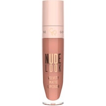 Golden Rose Nude Look Velvety Matte Lipcolor Ruj 02 Peachy Nude