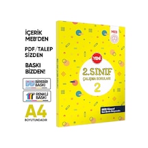MEB İlkokul 2.Sınıf Çalışma Soruları 1 Tüm Dersler Kazanım Pekiştirme Kitabı BASKI ÜCRETİ
