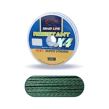4 X Resıstant Koyu Yeşil 100 Mt. 0.14 MM - 100 M