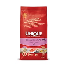 Unique Selective Yetişkin Kedi Maması Somonlu 1,5 Kg