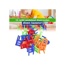 Chair Stack Eğitici Oyuncak Sandalye Denge Oyunu - Eğitici Denge Oyunu