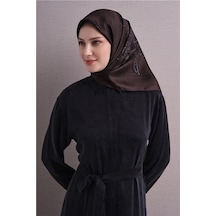 Armine Saf İpek Twill Eşarp 9617d 53 Turuncu Mürdüm