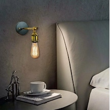 Riolight Retro,vintage,rustik Eskitme Duylu 1xe27 Duylu Metal Yat Eskitme